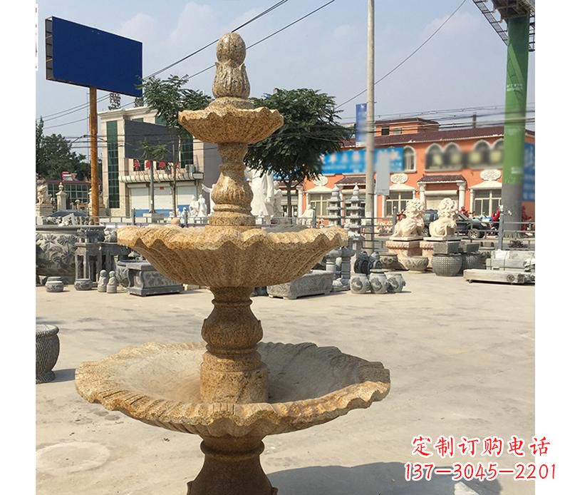 河南花岗岩双层景观喷泉