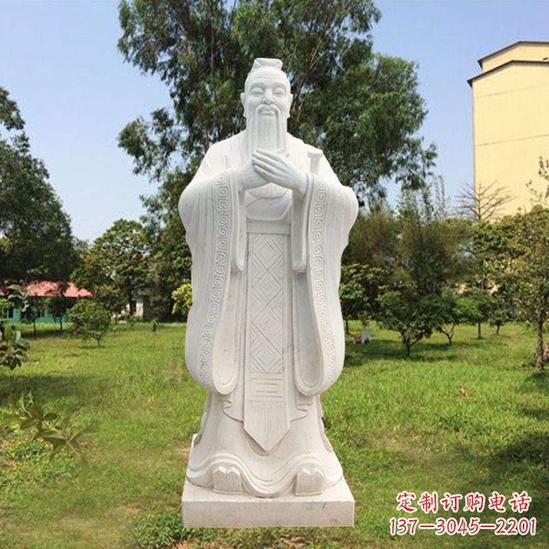 河南精雕细作,欣赏华师孔子雕塑