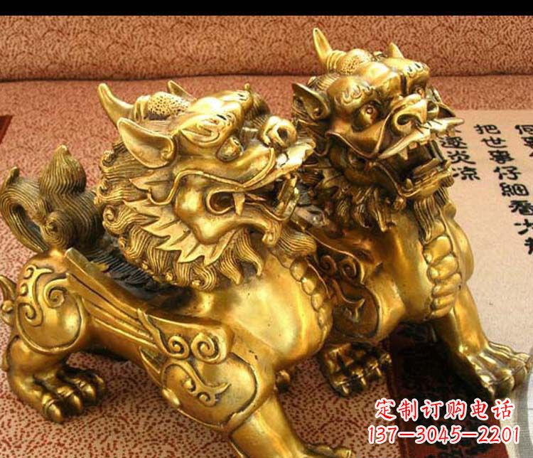 河南超级定制麒麟雕塑,尊享贵族尊贵