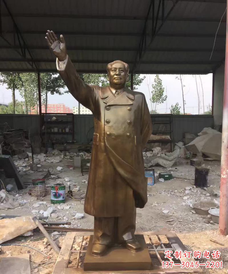 河南享领雕塑——挥手毛主席人物雕塑