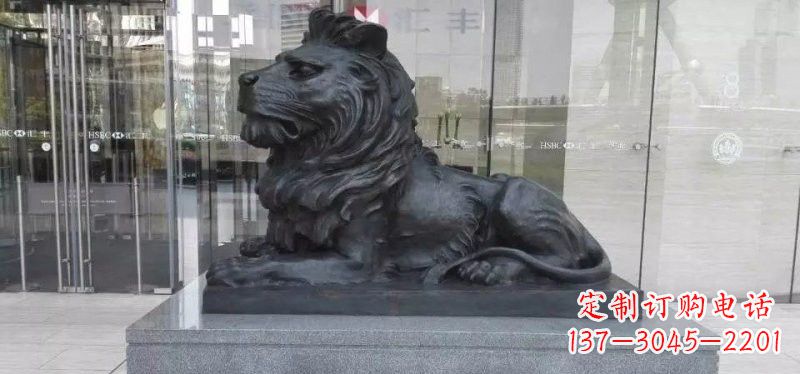 河南领雕塑狮子铜雕,无可比拟的艺术精粹
