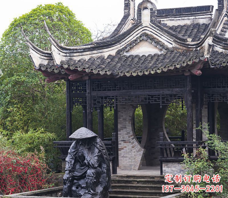 河南姜太公铜雕
