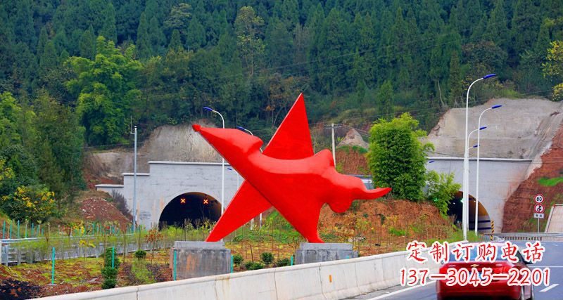 河南不锈钢五角星雕塑——把美好变成珍藏