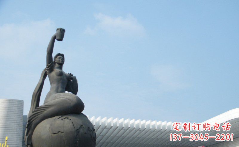 河南中领雕塑推出的精美雕塑——铜铸地球塑像,…