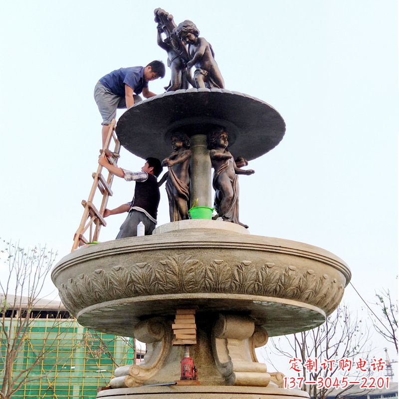 河南金蝉石雕喷泉
