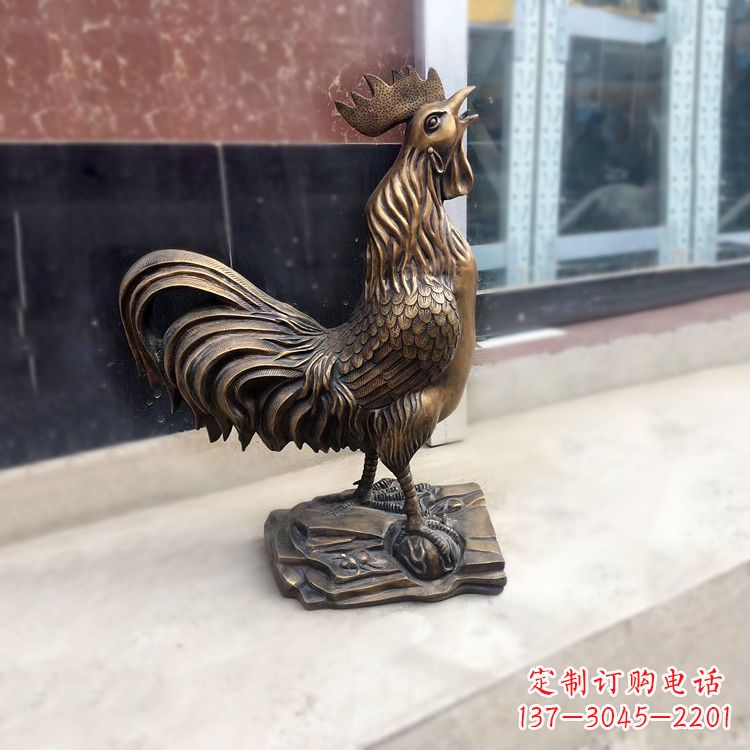 河南中领雕塑出品的精美纯铜动物雕塑,是一款具…