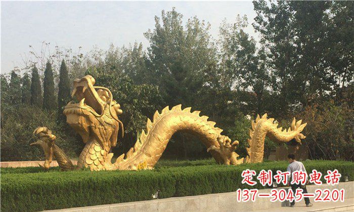 河南中领雕塑:传承传统,铸就精美金龙雕塑