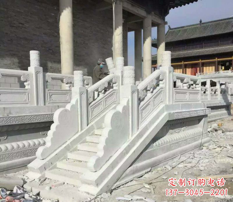 河南大理石栏板石雕,精美绝伦,让建筑锦上添花