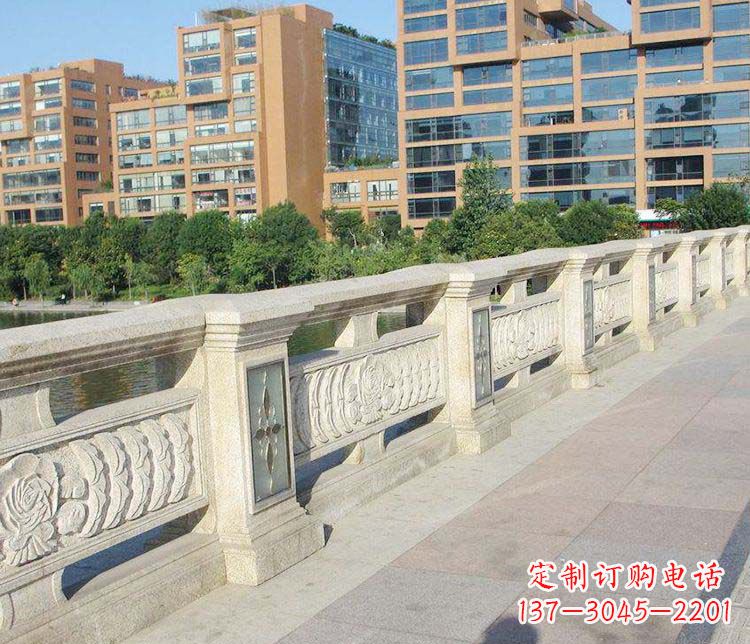 河南高雅大气的大理石栏板石雕