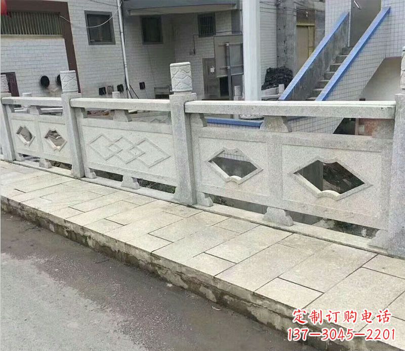 河南景区大理石栏板石雕_2