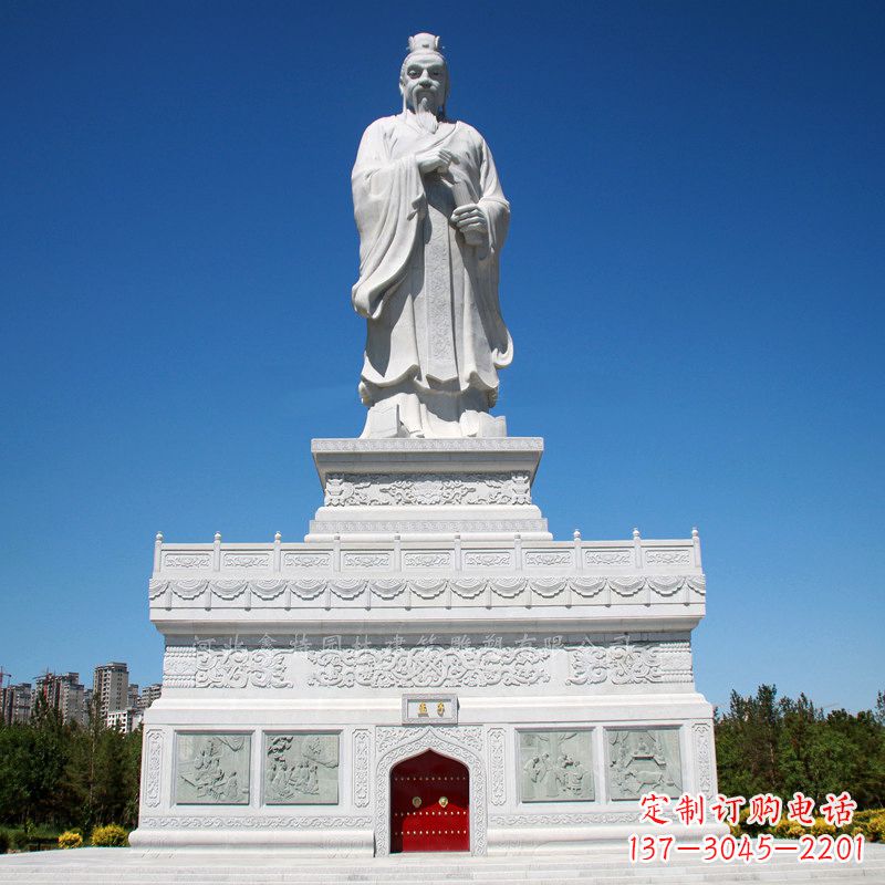 河南礼赞中国古代思想家孟子,领雕塑迎来高雅雕塑定制!