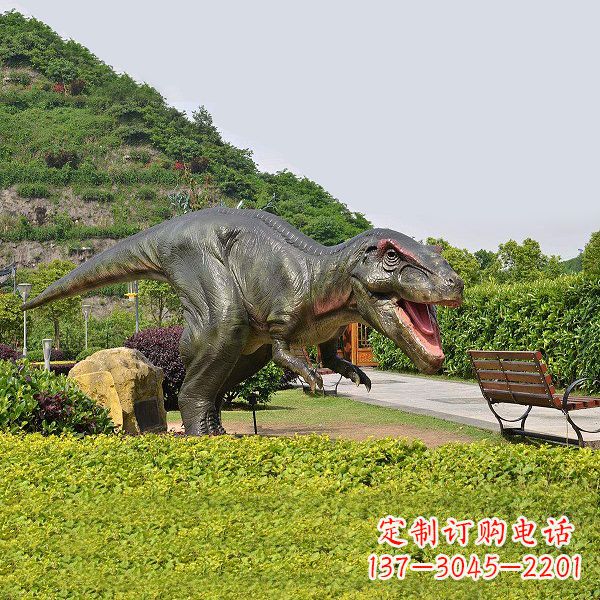河南精美玻璃钢制霸王龙雕塑