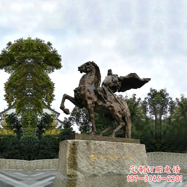 河南华夏文明领袖朱元璋铜雕塑
