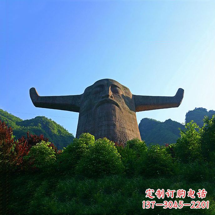 河南中领雕塑:神农头像雕塑