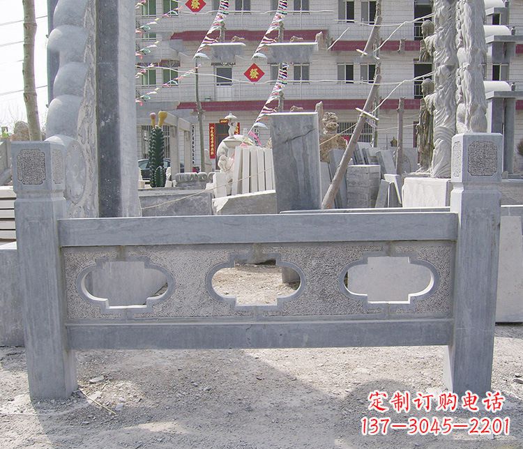 河南景区镂空仿古栏板石雕 (2)