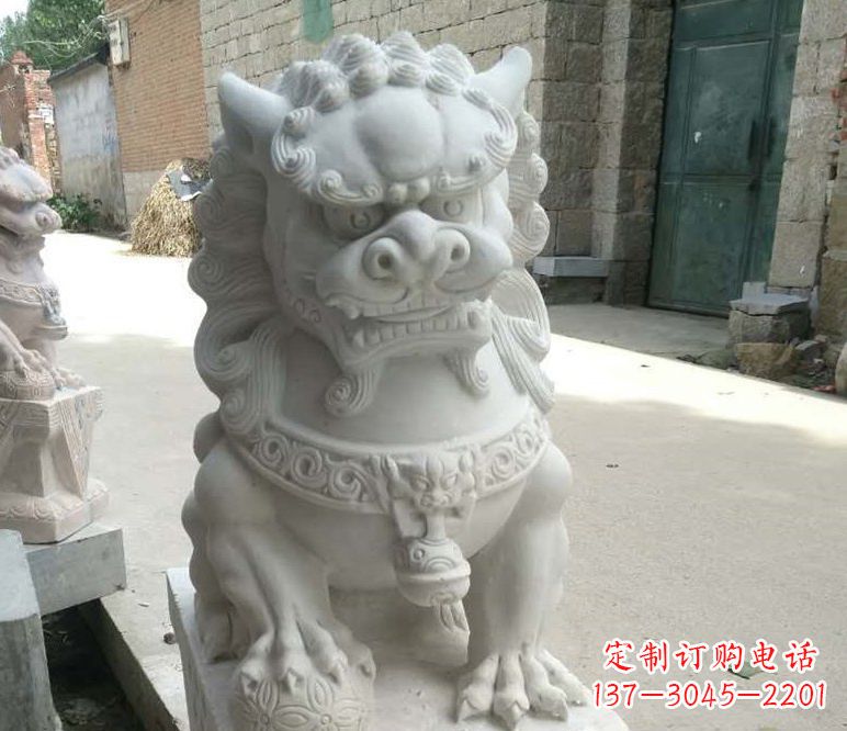 河南南方石雕龙狮子——浓烈的中国风雕塑