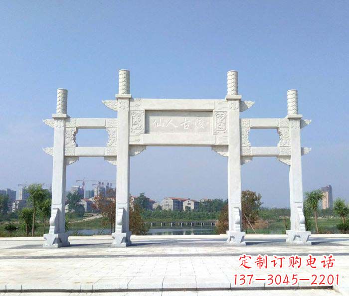 河南精美牌楼石雕,给你传统文化的享受