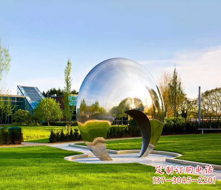 河南金色门楣的精美镜面拱门雕塑