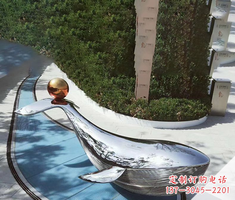 河南镜面不锈钢海豚,一种质感的诠释
