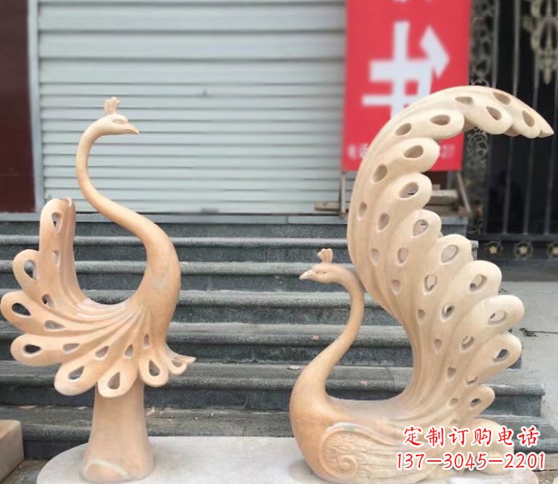 河南中领雕塑专业提供独特精致的孔雀石雕塑,以…