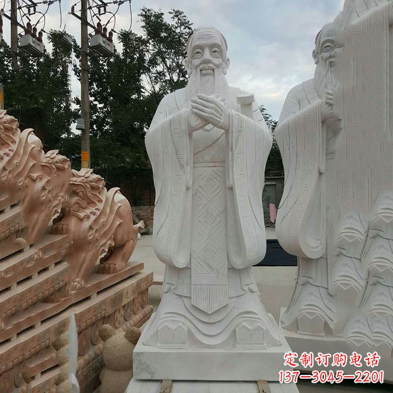 河南志在孔子——领雕塑定制孔子雕像