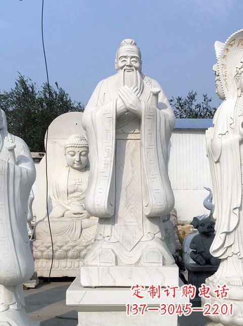 河南孔子故居的石雕
