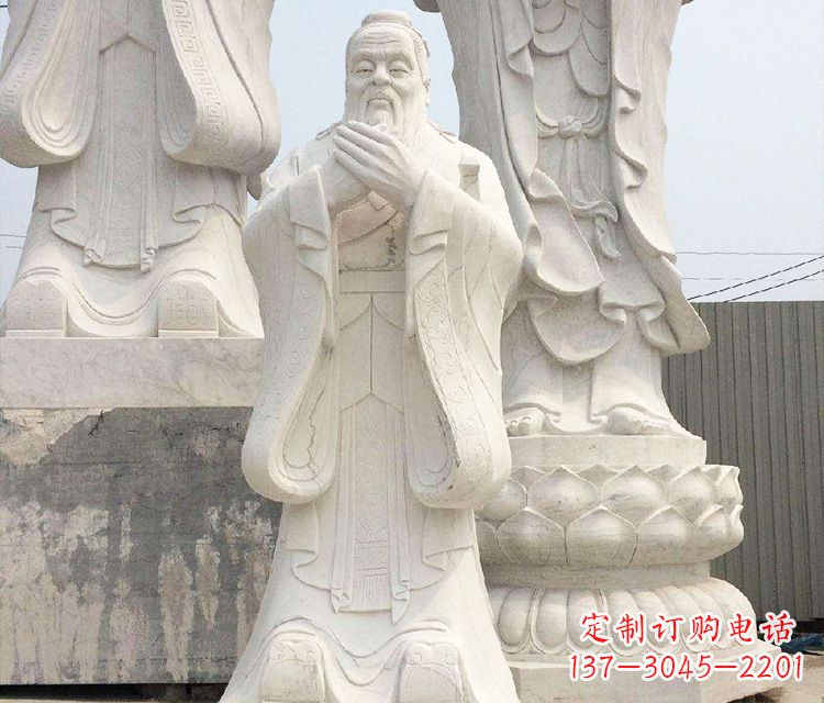 河南孔子三雕像