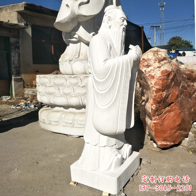 河南用艺术雕刻一流品质体验传承历史的孔子石雕