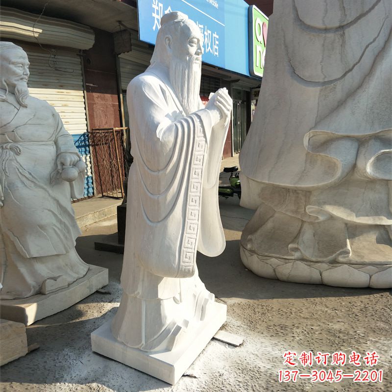 河南孔子头像雕塑