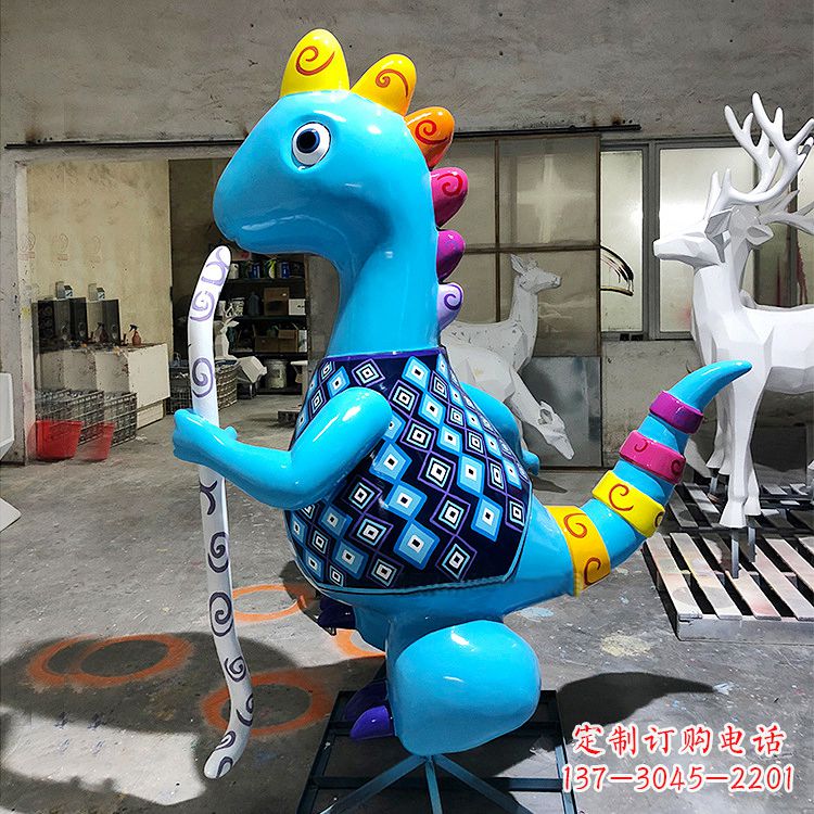 河南中领雕塑推出玻璃钢恐龙雕塑,采用最先进的…