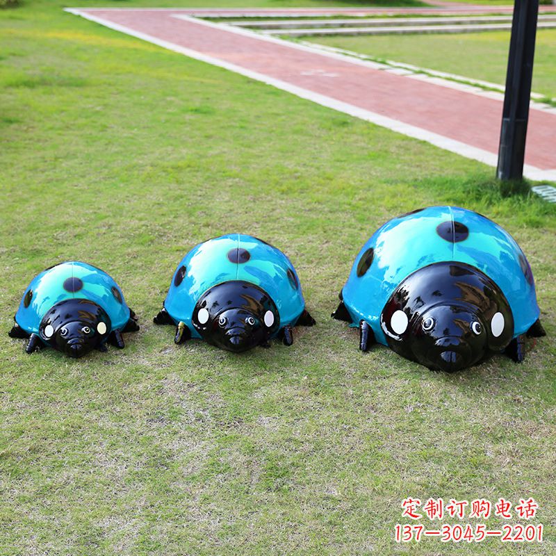 河南中领雕塑青蓝瓢虫雕塑是一款独特而又精致的…
