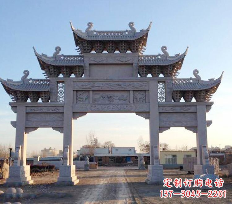河南老石牌坊图片