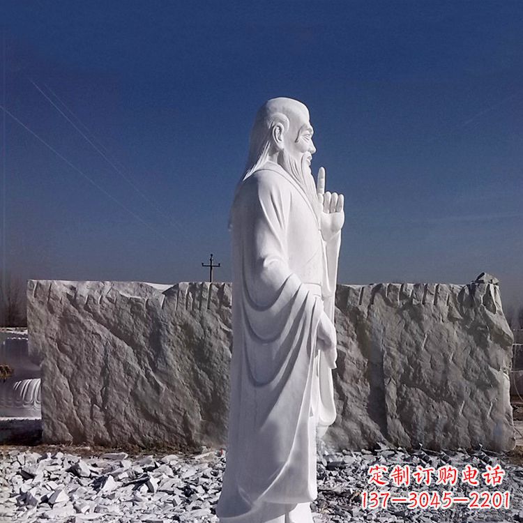 河南精美老子雕塑,充满哲学精髓