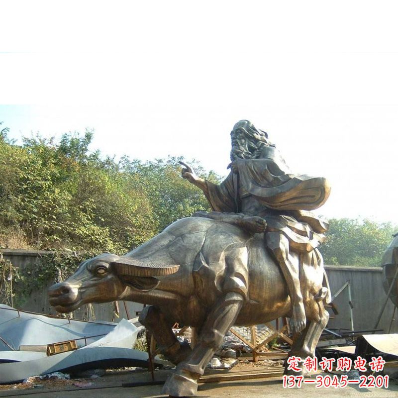 河南绽放老子雕像的传统文化魅力