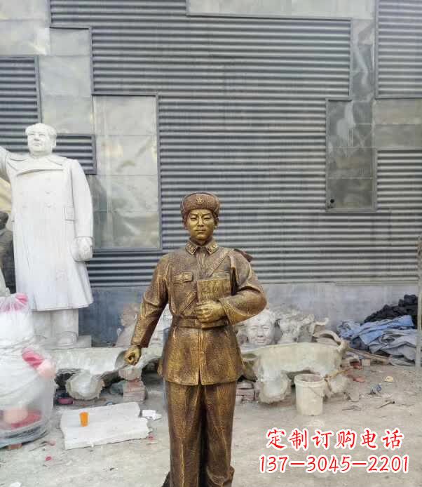 河南雷锋雕塑,传承志愿精神