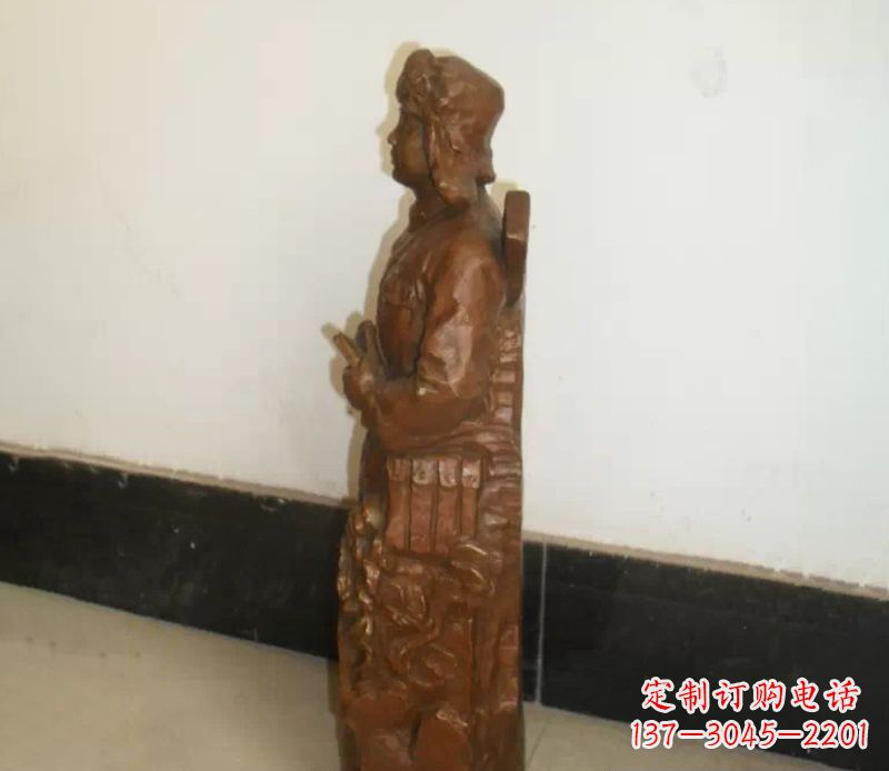 河南雷锋校园名人铜雕