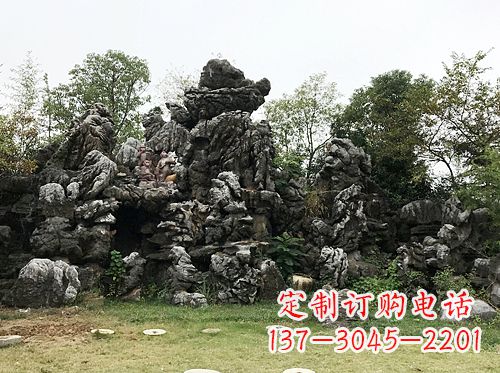 河南灵璧出品的山水雕塑
