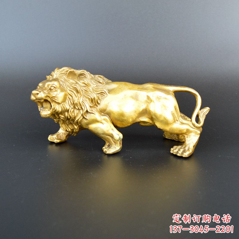 河南鎏金西洋狮子雕塑