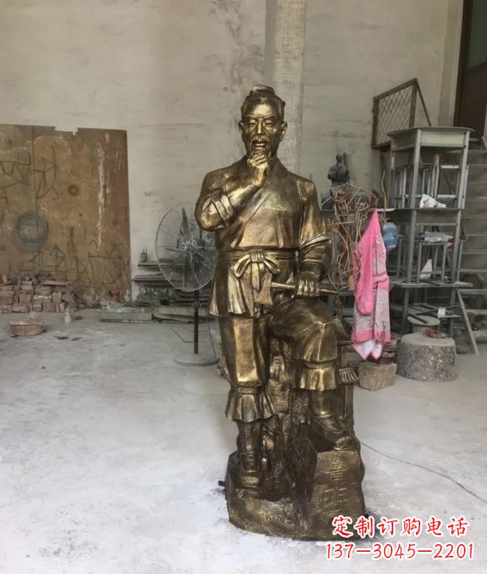河南鲁班传世经典——铜雕塑