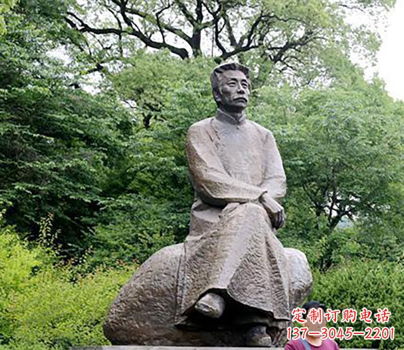 河南倾情打造鲁迅公园手工雕塑