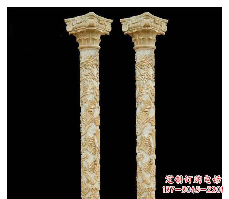 河南罗马风格砂岩马雕塑