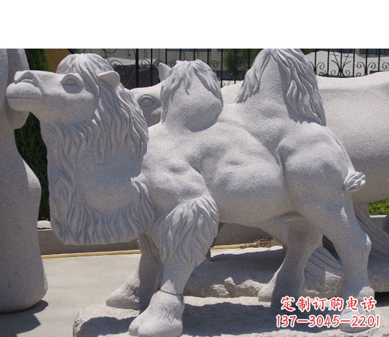 河南艺术珍品—骆驼石雕