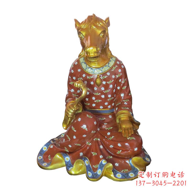 河南精心制作的生肖玻璃钢雕塑