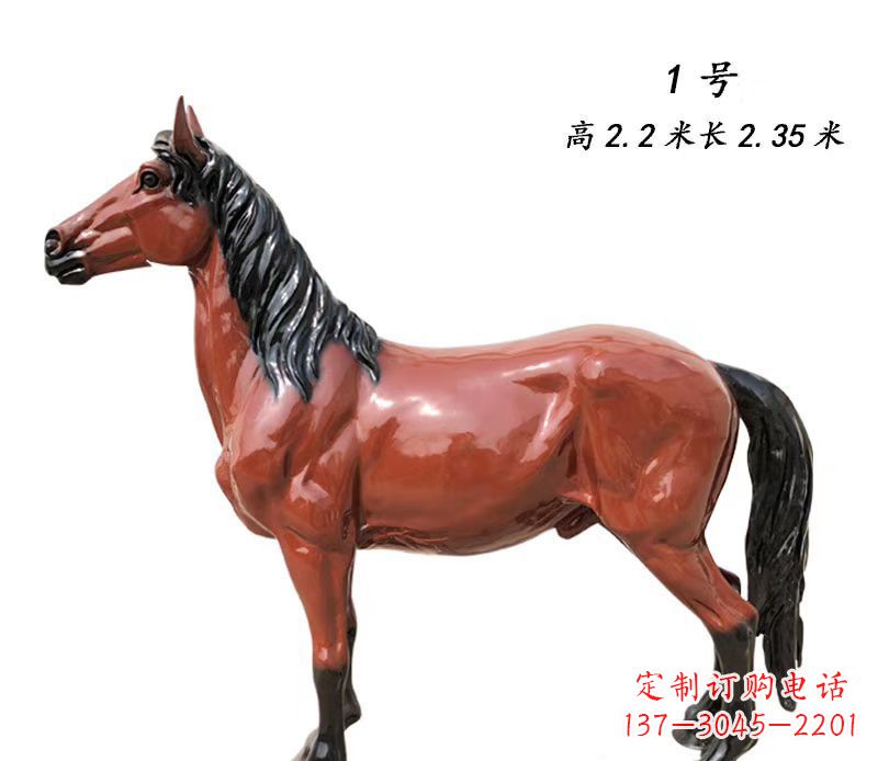 河南精美马雕塑让您尽情享受动物之美