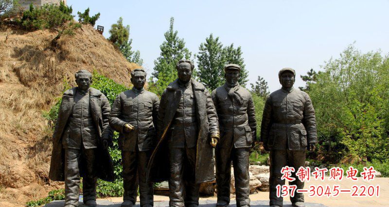 河南传承历史,永记心间——中领雕塑毛主席人物铜雕