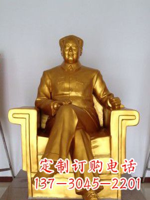河南毛主席铜雕塑——艺术细节表达人民热爱