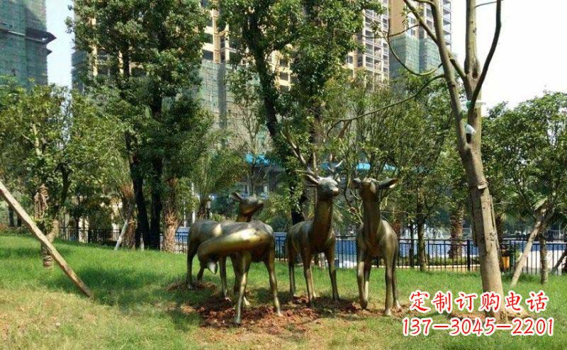 河南青铜雕刻的梅花鹿,给您的生活带来另一种美感