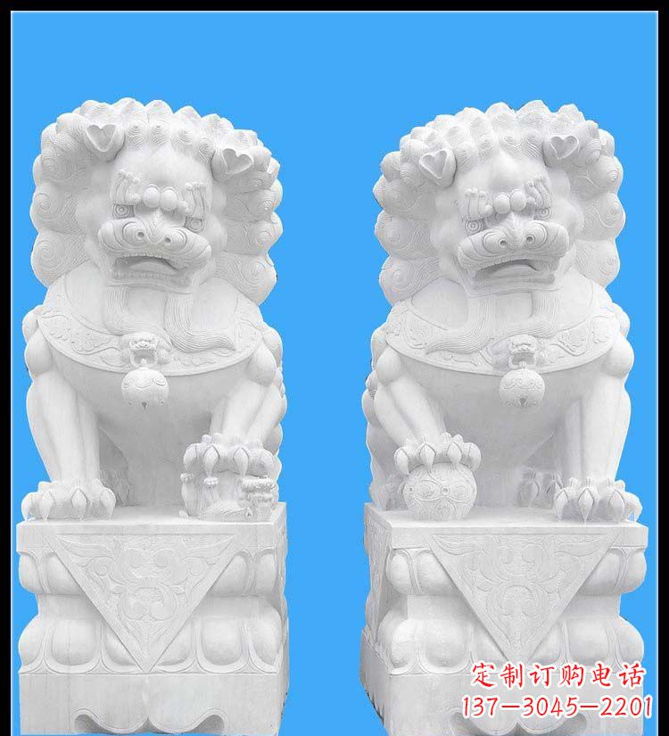河南狮子雕塑,魅力体现宏伟大气
