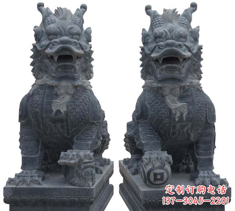 河南传统文化精灵--石雕麒麟