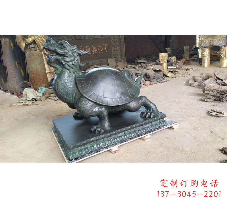 河南青铜古风龙雕塑,精致外形美轮美奂